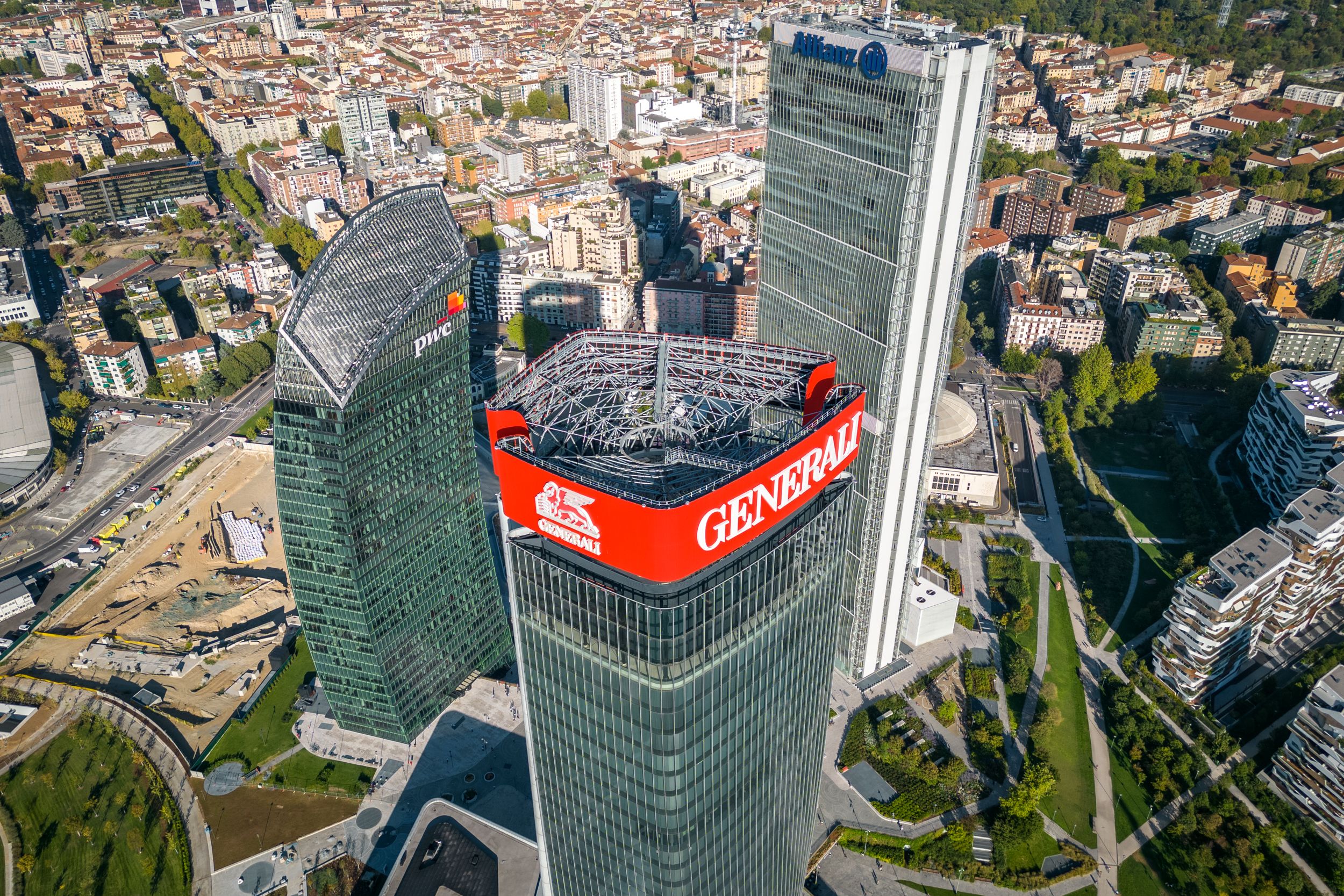 Vista dall'alto citylife